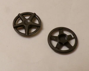 Lego x4 dunkel silber grau 5 Speichen Radabdeckungen, 72210 (028-212) - Bild 1 von 1