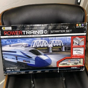 Brand New Jakks Pacific Power Trains Starter Set  Euro Bullet 20 Pieces Rare - Picture 1 of 11