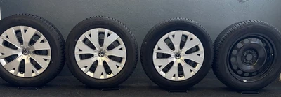 Original VW Polo T-Cross Stahlfelgen Winterräder 195/60/R16 89H 2Q0601027H /B - Bild 1 von 4