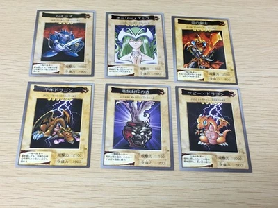Yu-Gi-Oh! 1998 Japanese Bandai  Yugioh cards 6 set card  # 15 25 28 34 35 36 - Image 1 of 4