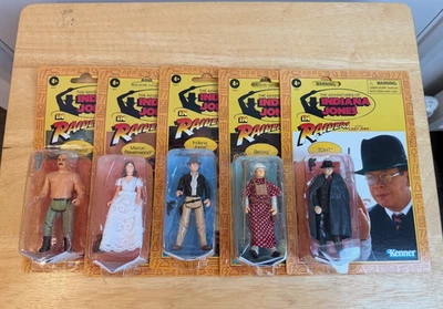 Indiana Jones Retro Collection Action Figure Wave 1 Set - Image 1 of 2