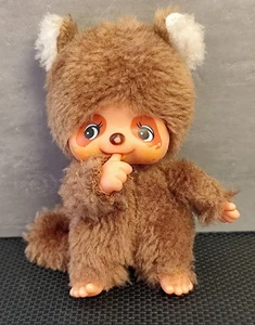 Monchhichi Waschbär Racoon Sekiguchi RAR 70er- Vintage - Bild 1 von 5