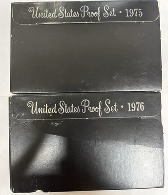 1975 & 1976 US Mint Proof Set Lot of 2 - Image 1 of 3