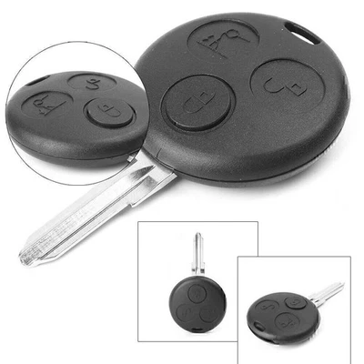 3-Buttons Flip Key Shell Refit Fob For Suitable for Benz Smart Two 450 - Image 1 of 4
