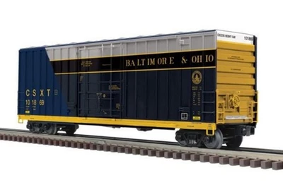 ATLAS O (MTH PREMIER) CSX BALTIMORE OHIO HERITAGE 50’ HIGH CUBE BOX CAR O SCALE - Image 1 of 3