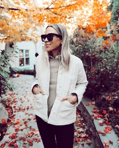 Chaqueta Everlane Pana Tareas Beige Piedra Talla XS NUEVA CON ETIQUETAS Ropa de Trabajo Utilitaria Abrigo - Imagen 1 de 12