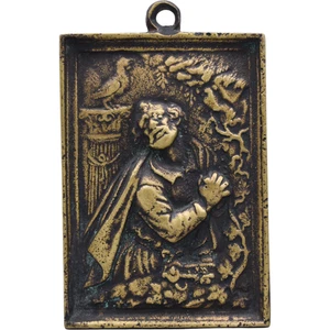 Placa devocional / portapaz San Pedro - Imagen 1 de 3