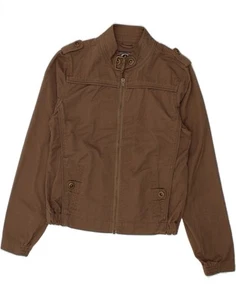 VOLCOM Womens Military Jacket UK 14 Medium Brown HD01 - Picture 1 of 3