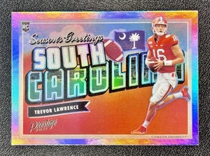2021 Panini Prestige Season's Greetings TREVOR LAWRENCE #SG-1 Rookie RC NFL - Picture 1 of 4