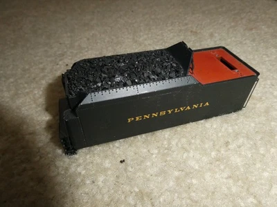 MTH HO Escala Diecast Pennsylvania Tender Body o Shell 4.5" Largo Foto 1 de 2