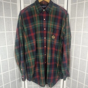 Vintage Ralph Lauren Hemd Herren Medium Crest kariert Retro Preppy Old Money Classic - Bild 1 von 10