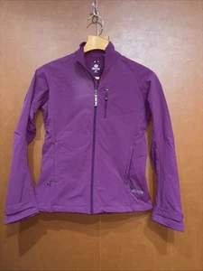 Sherpa Adventure Gear Jacket Women Medium Softshell Purple Zip Made In Nepal - Picture 1 of 11