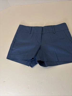 Pantalones Cortos Ann Taylor The City Petite Talla 6 Para Mujer Azul Clásico Tiro Medio Nuevos con Etiquetas Foto 1 de 4