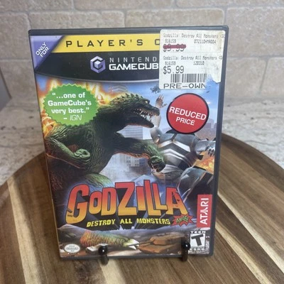Godzilla: Destroy All Monsters Melee (Nintendo GameCube, 2002) W/ Manual - Image 1 of 4