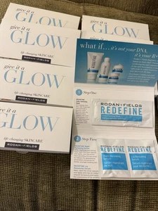 Rodan + Fields Give It A Glow Cleanser, Lip & Night Serums LOT OF 8 Sets #1 - Picture 1 of 2