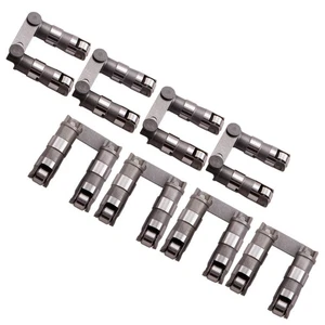 Elevadores de rodillos hidráulicos y barra de enlace bloque pequeño para Chevy SBC 350 265-400 V8 - Imagen 1 de 19
