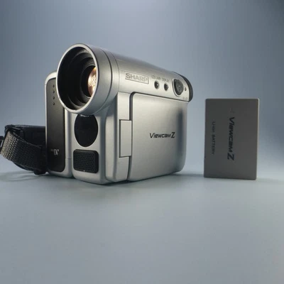 Sharp VL-Z1H Handheld MiniDV Camcorder Silver Tested - Image 1 of 4