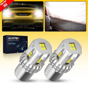 2x 1156 LED Luz Inversa Canbus Bombilla de Respaldo 6500K Blanco Aparcamiento DRL Lámpara 12k - Imagen 1 de 13