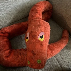 Vintage Plush Snake 60” Soft Mohair 1950s 1960s Carnival Prize Toy - Picture 1 of 8
