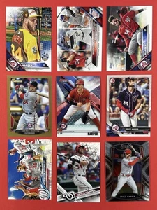 Bryce Harper 9 Karten Lot Phillies Nationals Topps Panini Inserts MLB Superstar - Bild 1 von 2