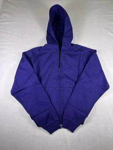 Skims Damen Baumwollfleece Hoodie mit Reißverschluss Gr. XXS Lila Neu - Bild 1 von 7