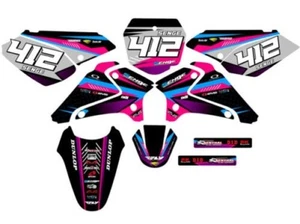2001-2007 DRZ 125 SURGE Pink Senge Graphics Kit Compatible with Suzuki - Picture 1 of 10