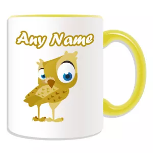 Personalisiertes Geschenk Graben Eule Tasse Tasse Spardose Neuheit Tier süß Name Vogel - Bild 1 von 22