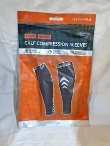 RYMORA-1 Pair Unisex Calf Compression Sleeves-New In Package- Small - Afbeelding 1 van 5