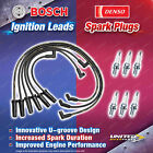Bosch Ignition Leads + 6 X Denso Tt Spark Plugs For Isuzu Trooper 3.2l 6cyl 24v