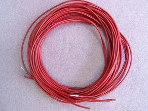 5 x 4m (20m) 0,75mm² H05V-K rot Litze Kabel Draht Leitung  mit Aderendhülse 8mm - Bild 1 von 1
