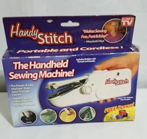 Portable Handy Stitch Battery Power Handheld Sewing Machine New - Picture 1 of 2