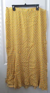 Rhode x Target Yellow Floral Maxi Skirt Womens Size XL - Picture 1 of 10