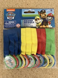 Paw Patrol Birthday Party Award Medals 12ct - Picture 1 of 2
