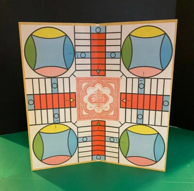 BOARD ONLY for Deluxe Parcheesi Game 1982 Selchow & Righter Replacement Wall Art - Image 1 of 4