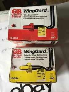 Gardner Bender 10-084 Connettori Filo WingGard Giallo e 10-086 Rosso Usati - Foto 1 di 6
