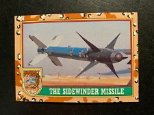 Desert Storm Card 1991  THE SIDEWINDER MISSILE  Card #49  TOPPS