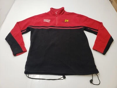 Pullover Hendricks Motorsports Jeff Gorden 24 para hombre 1/4 cremallera polar rojo M vintage Foto 1 de 4