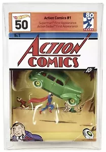 SDCC 2018 Mattel Hot Wheels Exclusive SUPERMAN Action Comics 1# DC NEW NIB GRAIL - Picture 1 of 8