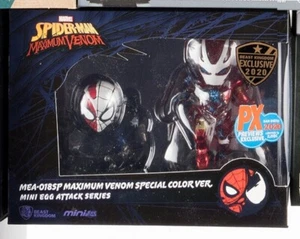 MEA-018SP Spider-Man Maximum Venom SDCC 2020 2 Pack Mini Egg Attack Figure Beast - Picture 1 of 6