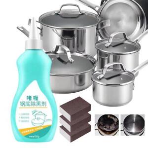 Magic Gel Cleaner for Pots Pan Black Pot Bottom Clean Gel for Kitchen