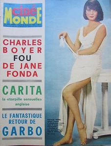 CINEMA NATALIE WOOD CARITA GUITRY JANE FONDA MAC LAINE  N° 1671 CINEMONDE 1966 - Picture 1 of 1