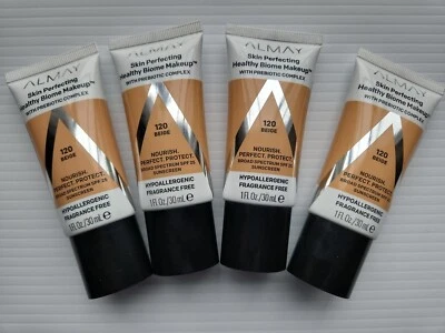 4 Almay Skin Perfecting Healthy Biome Makeup Sunscreen 120 Beige Expired 2022 - Image 1 of 2
