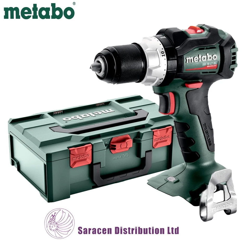 METABO SB 18 LT BL CORDLESS HAMMER DRILL, 18v BODY ONLY - 602316840 - Image 1 of 1