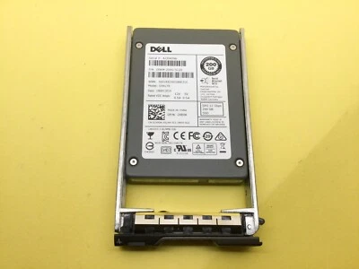 2XR0K 02XR0K Dell 200GB MLC SAS 12Gbps 2.5" Enterprise SSD With Tray - Image 1 of 4