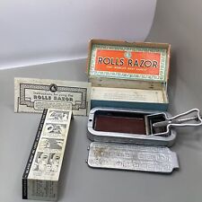Antique Rolls Razor - UK Circa 1925 Nickel Plated Original Box  (X1) NS#8617