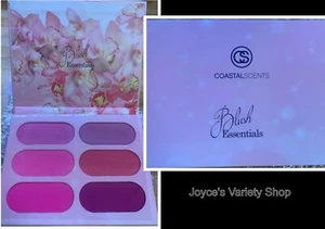 COASTAL SCENTS Blush Essentials 6 Shades Blush Palette Make Up Compact - Picture 1 of 3