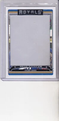 Alex Gordon 2006 Topps 297 Cut out RARE - Image 1 of 2