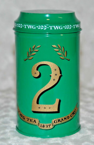 TWG Secret Tea Tin # 2 Hand Painted 100g Storage Loose Leaf Singapore Luxury
