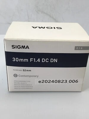Lente contemporánea Sigma 30 mm f/1,4 DC DN compatible con Canon EF-M Foto 1 de 4