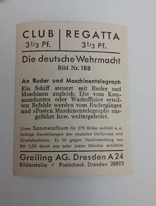 Club Regatta 3⅓Pf . Cigarette Cards by Greiling AG. x 12. Very Rare. - Picture 1 of 24